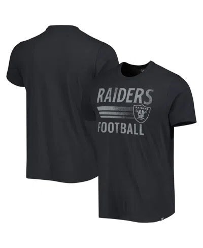 47 Brand Men's ' Black Las Vegas Raiders Gridiron Classics Time Lock Franklin T-shirt