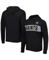 47 Brand Men's ' Black New Orleans Saints Field Franklin Pullover Hoodie In Black
