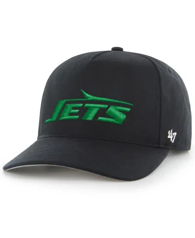 47 Brand Men's ' Black New York Jets Legacy Hitch Adjustable Hat