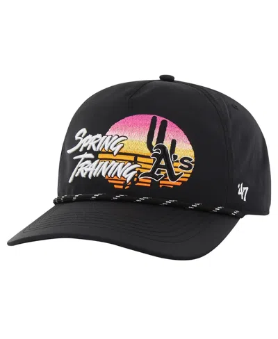 47 Brand Men's ' Black Oakland Athletics Spring Training Surfside Adjustable Hat