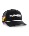 47 Brand Men's ' Black Ryan Blaney Advance Auto Parts Triple Hit Corduroy Adjustable Hat In Black