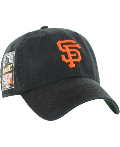 47 Brand Men's ' Black San Francisco Giants Sure Shot Classic Franchise Fitted Hat