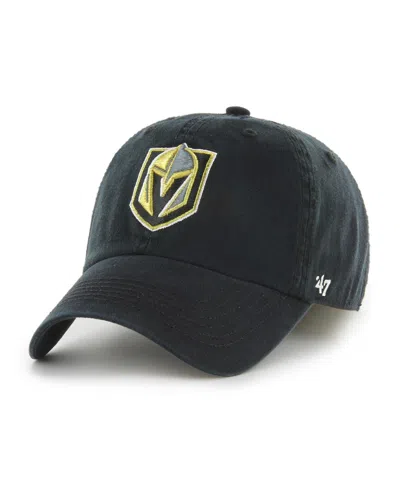 47 Brand Men's ' Black Vegas Golden Knights Classic Franchise Flex Hat