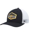 47 Brand Men's ' Black, White Pittsburgh Pirates Spring Training Burgess Trucker Snapback Hat In Black,white