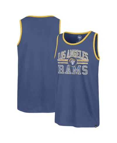 47 Brand Men's ' Blue Los Angeles Rams Winger Franklin Tank Top