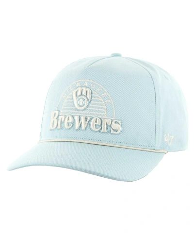 47 Brand Men's ' Blue Milwaukee Brewers Wander Hitch Adjustable Hat