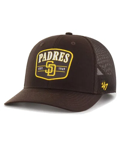 47 Brand Men's ' Brown San Diego Padres Squad Trucker Adjustable Hat