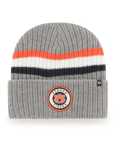 47 Brand Men's ' Charcoal Auburn Tigers Highline Cuffed Knit Hat