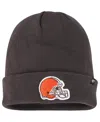 47 Brand Men's ' Charcoal Cleveland Browns Secondary Cuffed Knit Hat In Charcoal