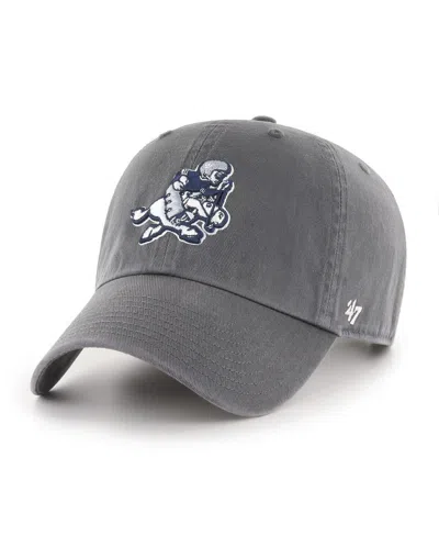 47 Brand Men's ' Charcoal Dallas Cowboys Retro Joe Ii Clean Up Adjustable Hat