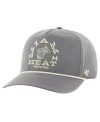 47 Brand Men's ' Charcoal Miami Heat Canyon Ranchero Hitch Adjustable Hat In Charcoal