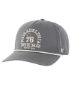 47 Brand Men's ' Charcoal Philadelphia 76ers Canyon Ranchero Hitch Adjustable Hat In Charcoal