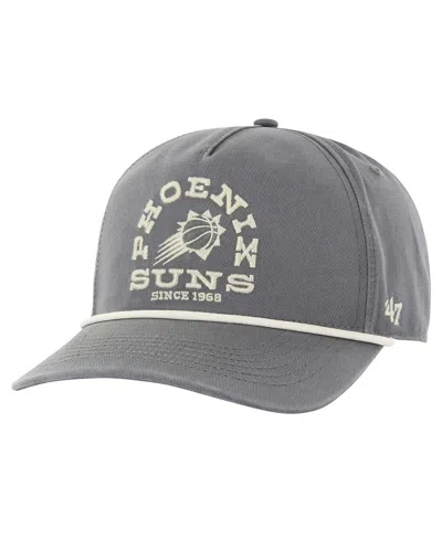 47 Brand Men's ' Charcoal Phoenix Suns Canyon Ranchero Hitch Adjustable Hat