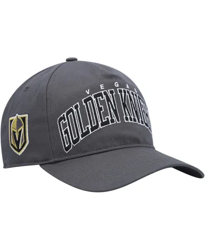 47 Brand Men's ' Charcoal Vegas Golden Knights Block Arch Hitch Snapback Hat