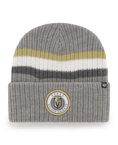 47 Brand Men's ' Charcoal Vegas Golden Knights Highline Cuffed Knit Hat