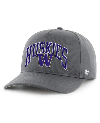 47 Brand Men's ' Charcoal Washington Huskies Classic Hitch Adjustable Hat