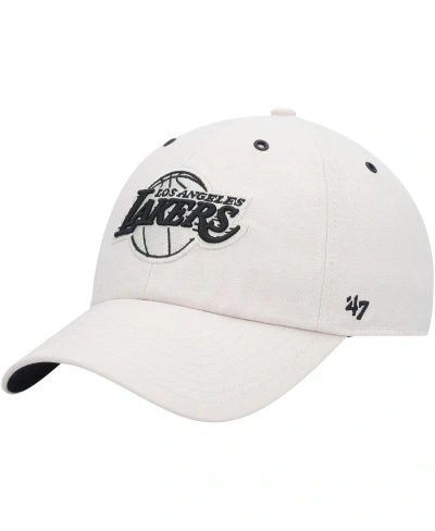 47 Brand Men's ' Cream Los Angeles Lakers Lunar Clean Up Adjustable Hat