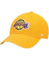 47 BRAND MEN'S '47 BRAND GOLD LOS ANGELES LAKERS CLEAN UP ADJUSTABLE HAT