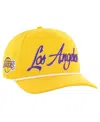 47 Brand Men's ' Gold Los Angeles Lakers Overhand Logo Hitch Adjustable Hat In Gold