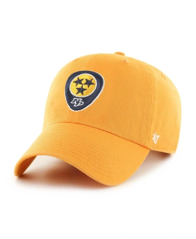 47 Brand Men's ' Gold Nashville Predators Alternate Clean Up Adjustable Hat