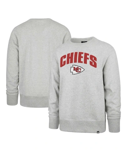 47 Brand Men's ' Gray Kansas City Chiefs Headline Pullover Sweatshirt