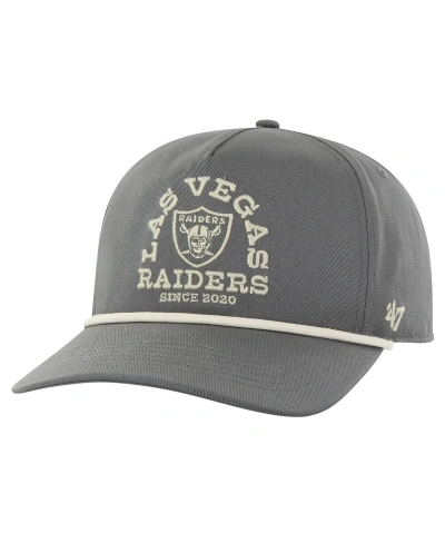 47 Brand Men's ' Gray Las Vegas Raiders Canyon Ranchero Hitch Adjustable Hat