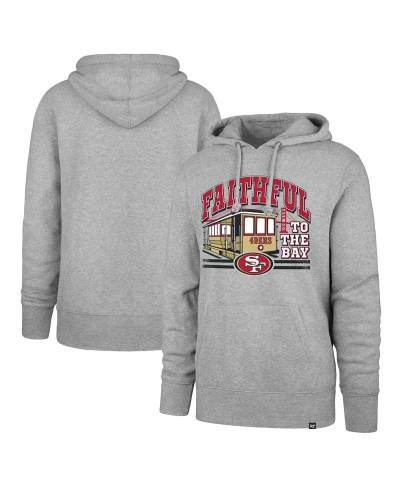 47 Brand Men's ' Gray San Francisco 49ers Regional Headline Pullover Hoodie