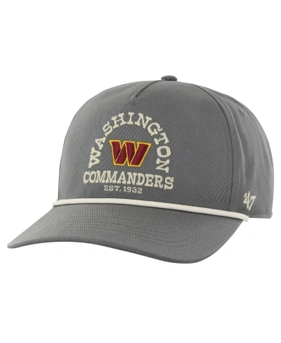 47 Brand Men's ' Gray Washington Commanders Canyon Ranchero Hitch Adjustable Hat