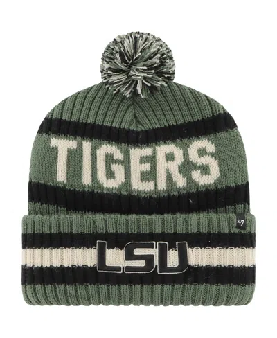 47 Brand Men's ' Green Lsu Tigers Oht Military-inspired Appreciation Bering Cuffed Knit Hat With Pom