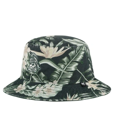 47 Brand Men's ' Green Michigan State Spartans Tropicalia Bucket Hat