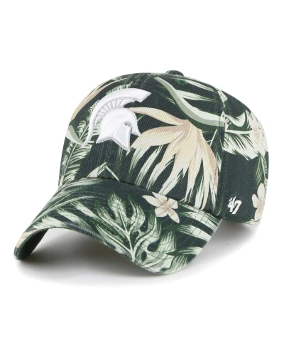 47 Brand Men's ' Green Michigan State Spartans Tropicalia Clean Up Adjustable Hat