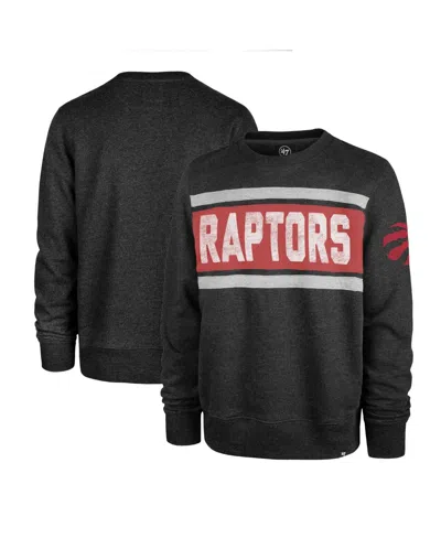 47 Brand Men's ' Heather Black Portland Trail Blazers Tribeca Emerson Pullover Sweatshirt