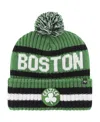 47 Brand Men's ' Kelly Green Boston Celtics Bering Cuffed Knit Hat With Pom In Kelly Green