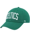 47 Brand Men's ' Kelly Green Boston Celtics Clean Up Wordmark Adjustable Hat In Kelly Green