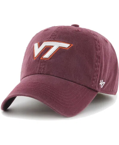 47 Brand Men's ' Maroon Virginia Tech Hokies Franchise Fitted Hat