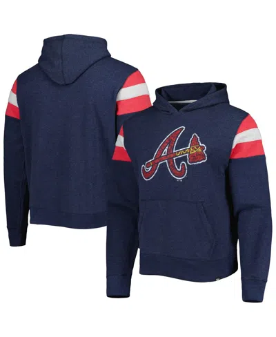 47 Brand Men's ' Navy Atlanta Braves Premier Nico Pullover Hoodie