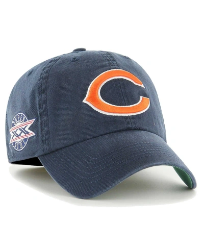 47 Brand Men's ' Navy Chicago Bears Sure Shot Franchise Fitted Hat