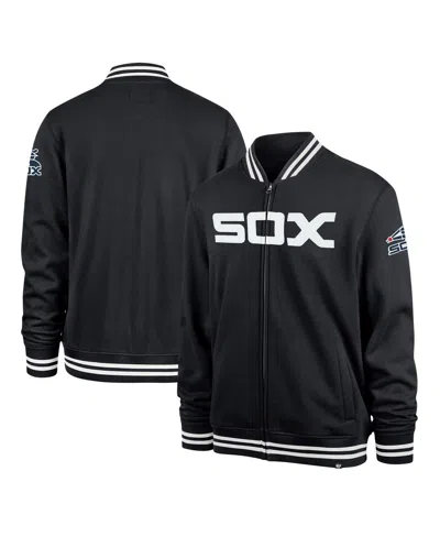 47 Brand Men's ' Navy Chicago White Sox Wax Pack Pro Camden Full-zip Track Jacket