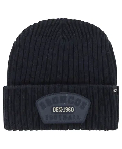 47 Brand Men's ' Navy Denver Broncos Ridgeway Cuffed Knit Hat