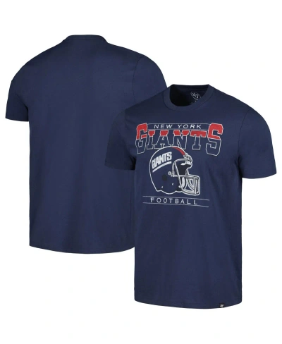 47 Brand Men's ' Navy Distressed New York Giants Time Lock Franklin T-shirt