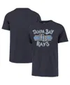 47 Brand Men's ' Navy Distressed Tampa Bay Rays Renew Franklin T-shirt In Navy
