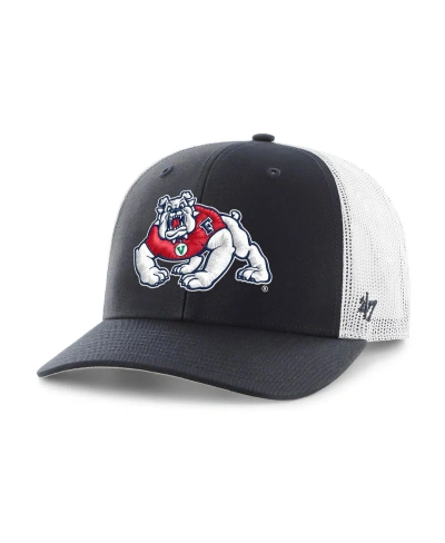 47 Brand Men's ' Navy Fresno State Bulldogs Trucker Snapback Hat