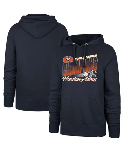 47 Brand Men's ' Navy Houston Astros 2022 World Series Champions Headline Pullover Hoodie