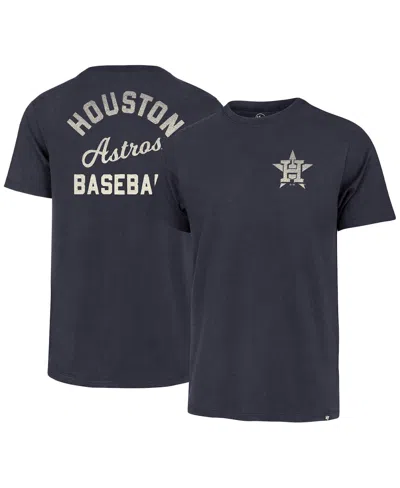 47 Brand Men's ' Navy Houston Astros Turn Back Franklin T-shirt