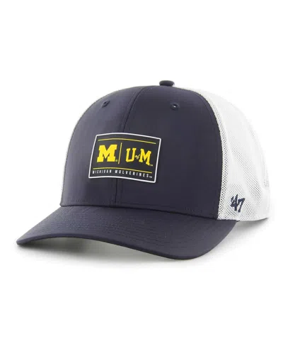 47 Brand Men's ' Navy Michigan Wolverines Bonita Brrr Hitch Adjustable Hat