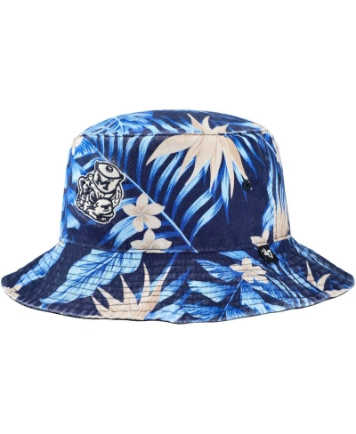 47 Brand Men's ' Navy Michigan Wolverines Tropicalia Bucket Hat
