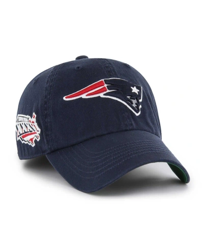 47 Brand Men's ' Navy New England Patriots Sure Shot Franchise Fitted Hat