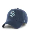 47 Brand Men's ' Navy Seattle Kraken Classic Franchise Flex Hat In Navy