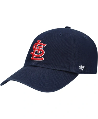47 Brand Men's ' Navy St. Louis Cardinals Clean Up Adjustable Hat