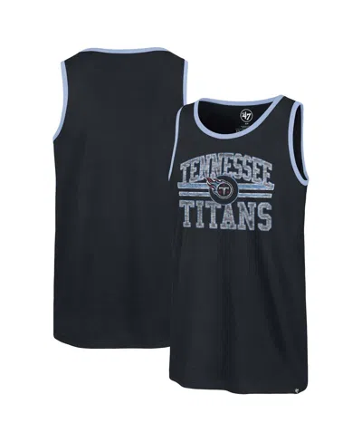 47 Brand Men's ' Navy Tennessee Titans Winger Franklin Tank Top In Blue
